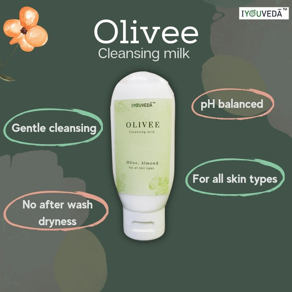 Olivee Cleansing Milk - White, 50ml