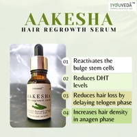 AAKESHA HAIR REGROWTH SERUM  - 15ml, White