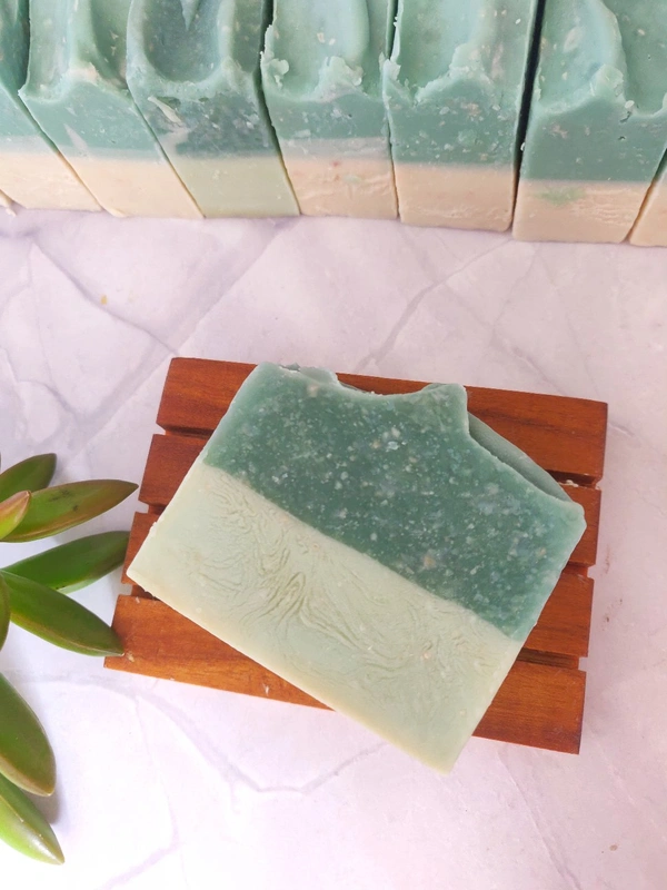 ALOEVERA JUICE & OLIVE OIL SOAP cold Process  - Aloe vera, 85g