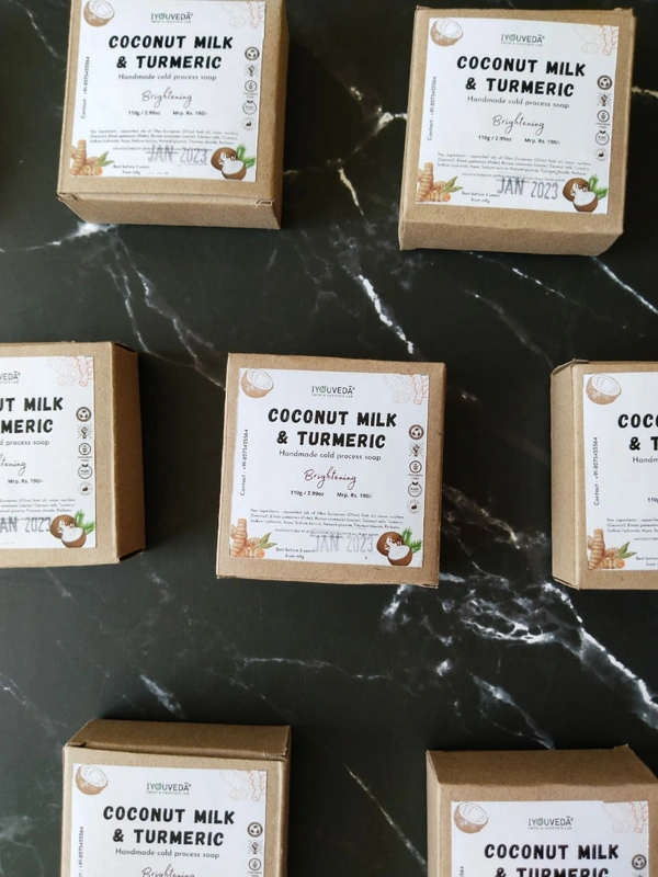 Coconut Milk & Turmeric Cold Process Soap 