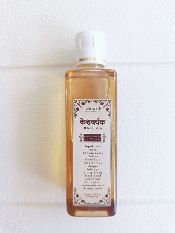 Keshawardhak Hair Oil - 100ml, Golden clear