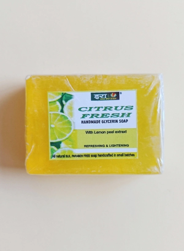 Citrus Fresh Soap - Yellow, 85 Grams