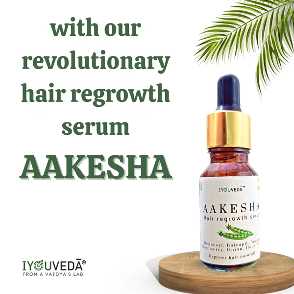 Aakesha Hair Regrowth Serum 3 Month Pack - 120ml