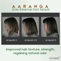 1 Month Pack Aaranga Grey Reversal Hair  - 45 ml