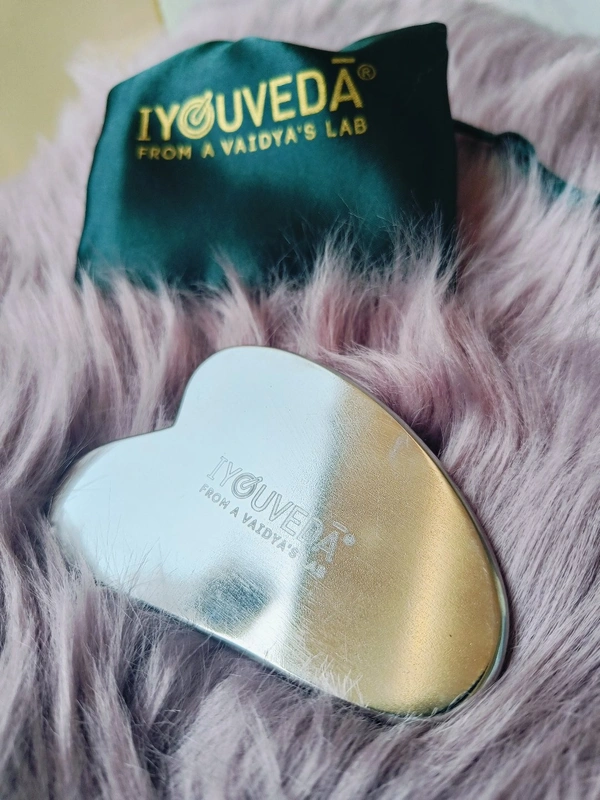Gua Sha Massager Metallic - Stainless steel