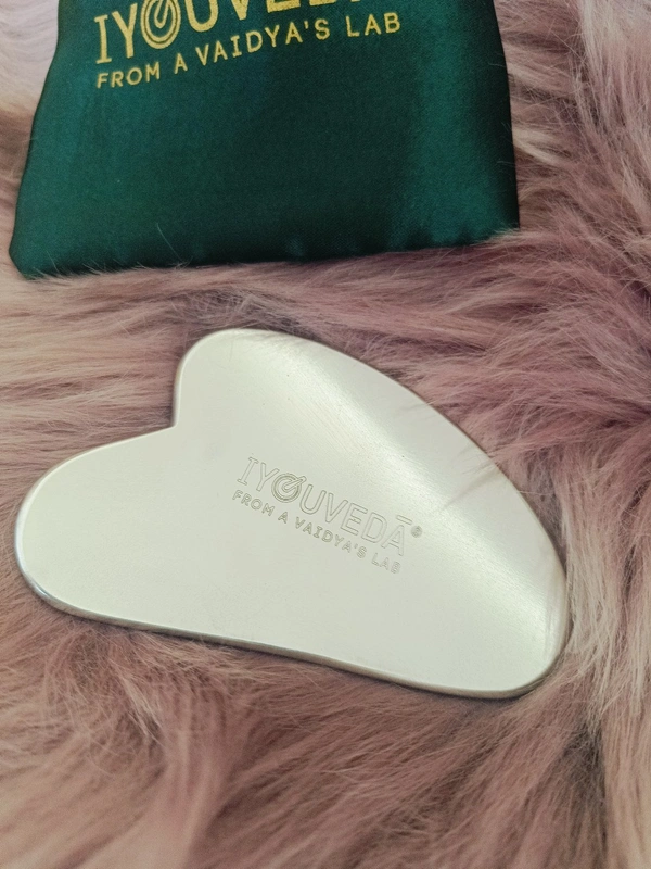 Gua Sha Massager Metallic - Stainless steel