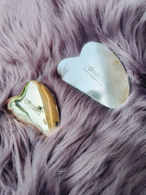 Gua Sha Massager Metallic - Stainless steel