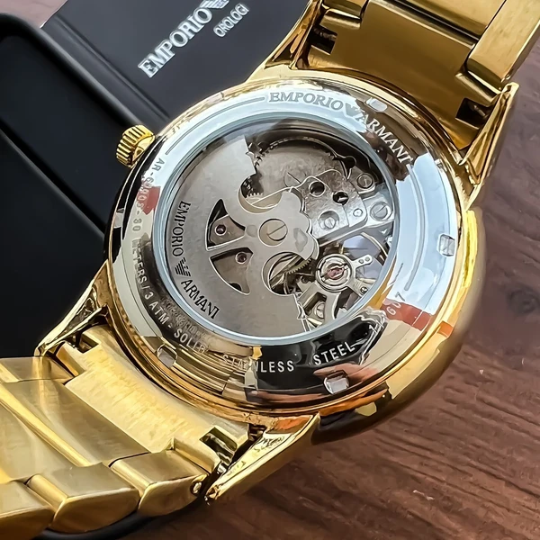 Emporio Armani MeccanicoGolden  - First Copy