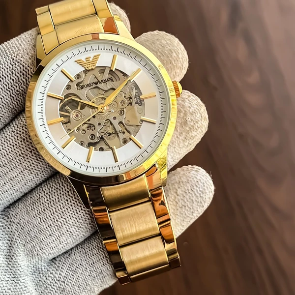 Emporio Armani MeccanicoGolden  - First Copy