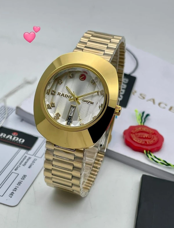 RADO 7AA - Gold Colour Silver Dial