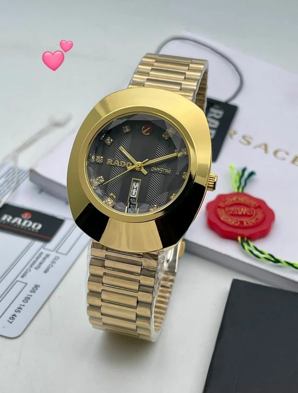 RADO 7AA - Gold Colour Black Dial