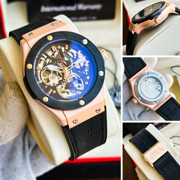  Automatic Rose Gold Black Colour 