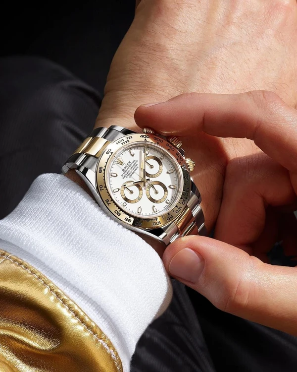 Rolex cosomograph Daytona white dial watch