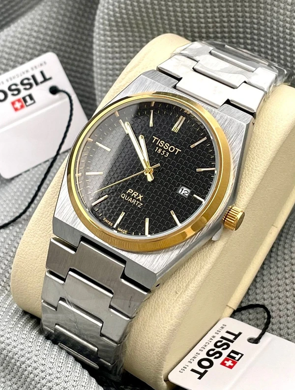 Tissot PRX - Silver Gold Black