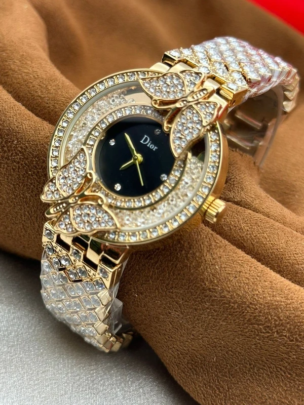 Dior Watch - Black Rose Gold