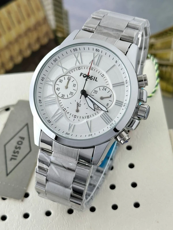 Fossil FS - silver white