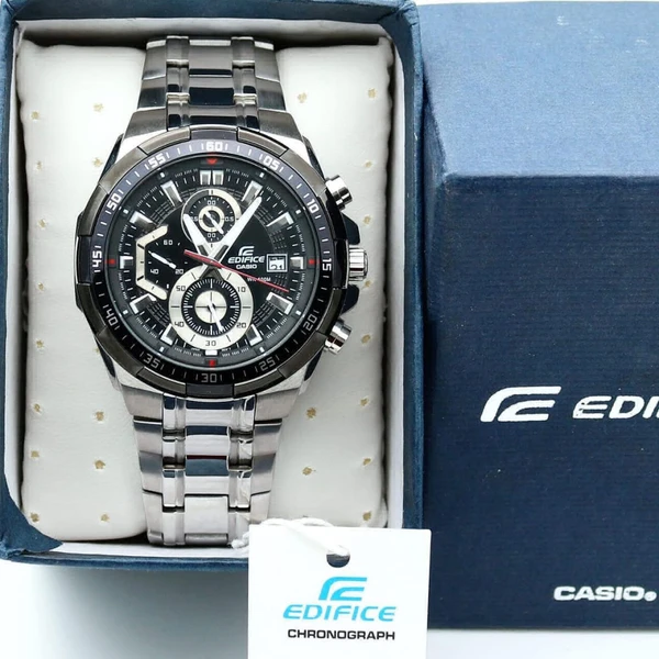 Casio# Edifice EFR-539 - Silver Gold