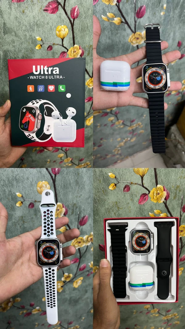 COMBO NEW YAER SERIES 8 ULTRA WATCH & AIRPODS 