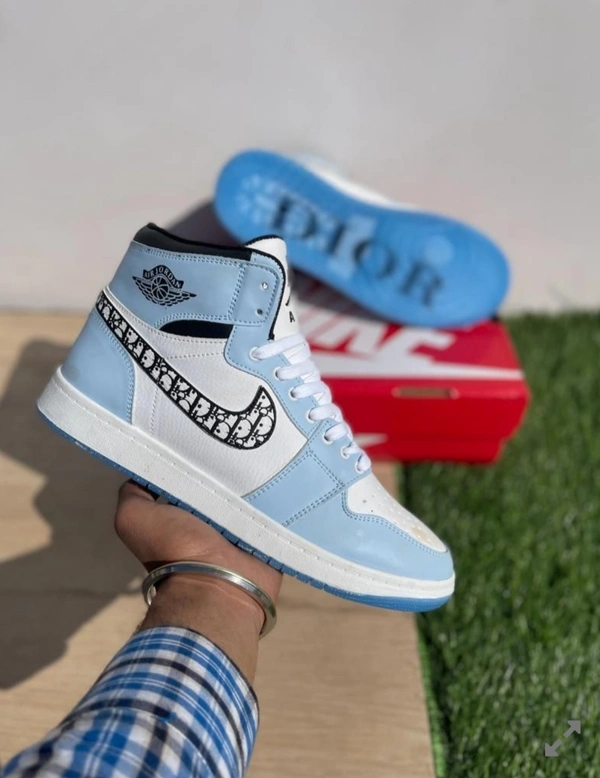 Air Jordan X DIOR high Blue ( Advance Quality) - Pacific Blue, 9