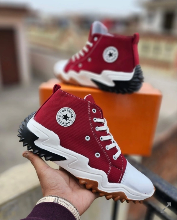 CONVERSE  Converse Run Star (Normal Quality) - Maroon, 10