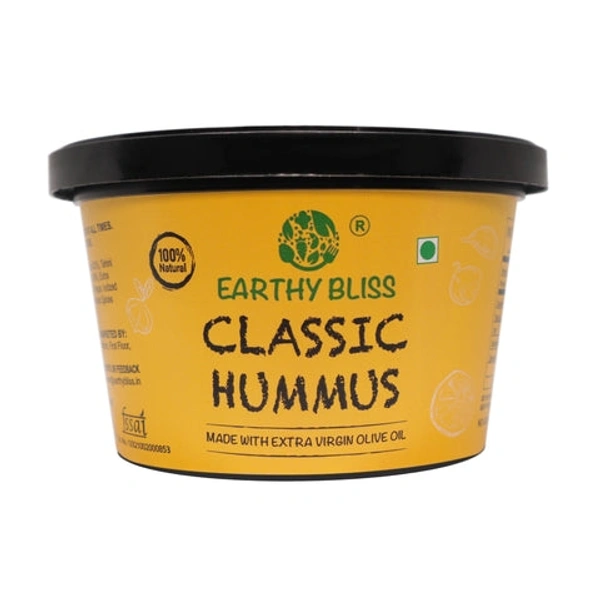 EARTHY BLISS CLASSIC HUMMUS - 160g