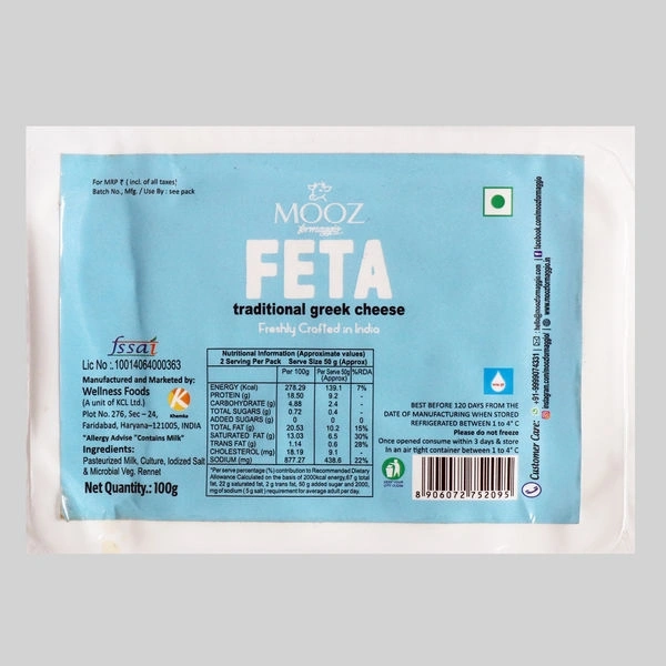 MOOZ FETA CHEESE 200G - 200G