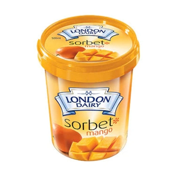 LONDON DAIRY MANGO SORBET - 500ML