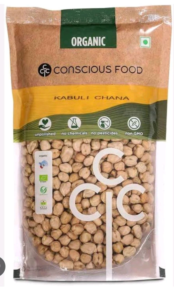 KABULI CHANA /CHICKPEAS CONSCIOS FOOD - 500G