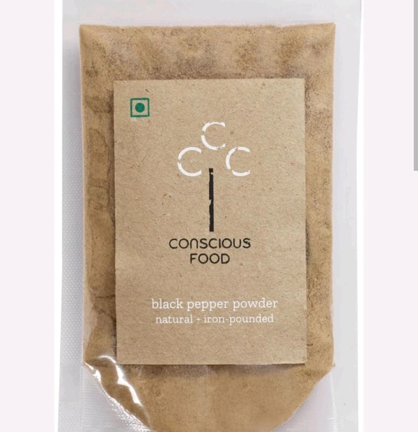 BLACK PEPPER POWDER CONSCIOUS FOOD - 50G