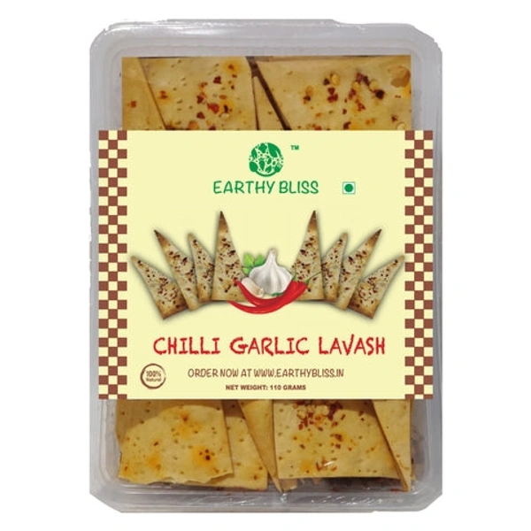 EARTHY BLISS CHILL GARLIC  LAVASH - 110G