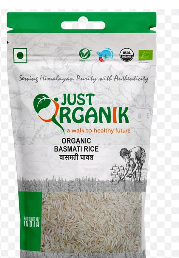 BASMATI RICE JUST ORGANIK - 1KG