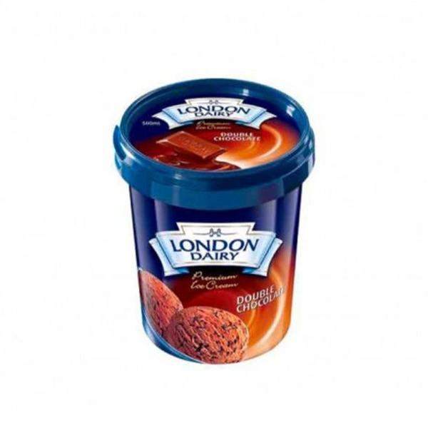 LONDON DAIRY DOUBLE CHOCOLATE MEDIUM - 500ML