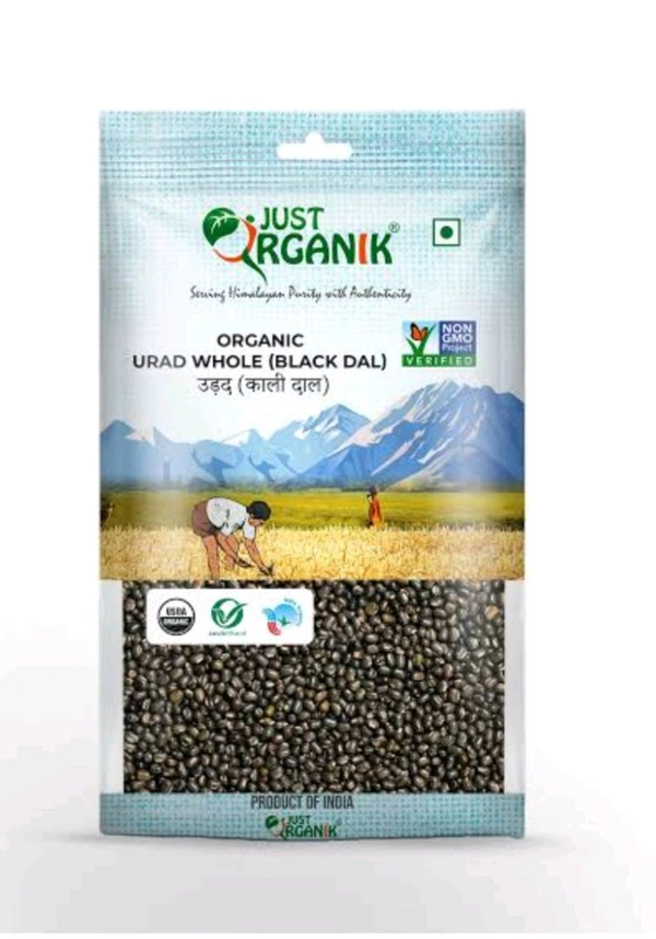 URAD WHOLE (BLACK DAL ) JUST ORGANIK - 500G