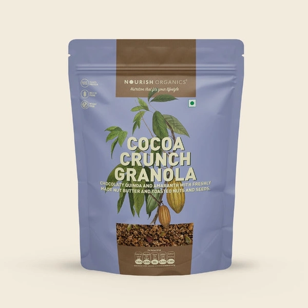 COCOA CRUNCH GRANOLA NOURISH ORGANIC - 300G