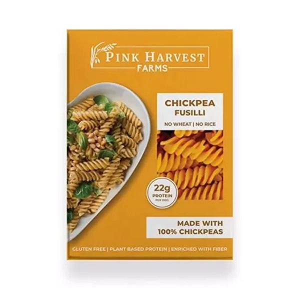 PINK CHICKPEA FUSILLI PASTA - 200G