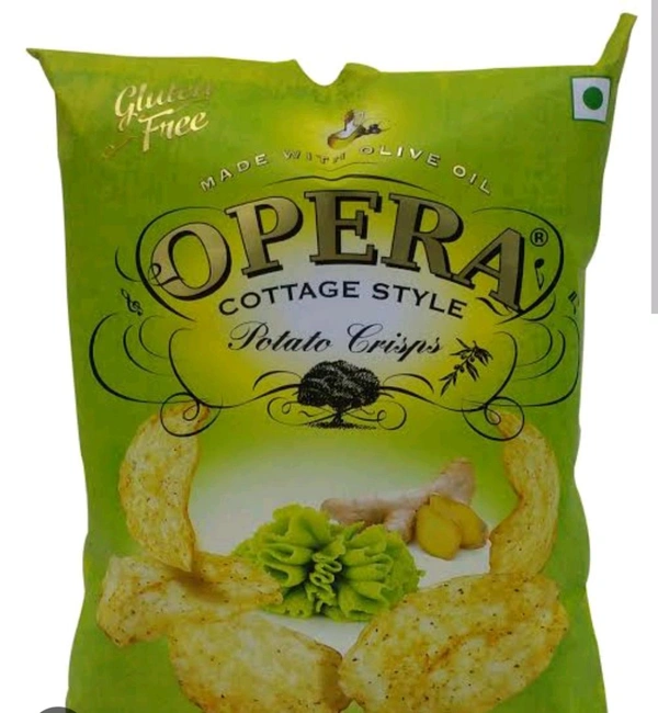 OPERA POTATO CRISPS  ZESTY WASABI - 65G