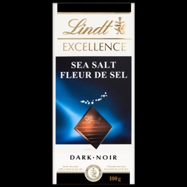 LINDT EXCELLENCE SEA SALT DARK - 100G