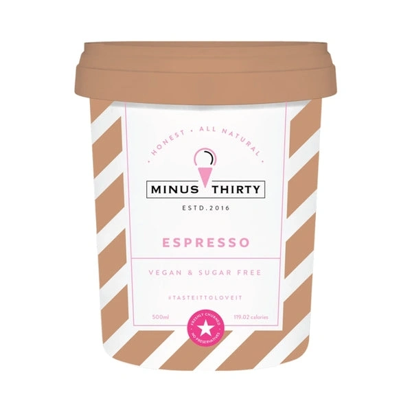 MINUS THIRTY ESPRESSO VEGAN & SUGARFREE - 500ML