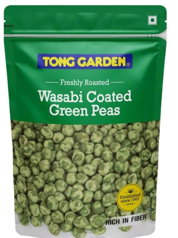 TONG GARDEN WASABI COATED GREEN PEAS - 500G