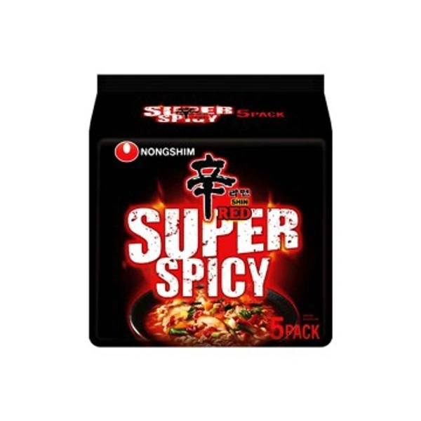 NONGSHIM RED SUPER SPICY  5 IN ONE  NON VEG