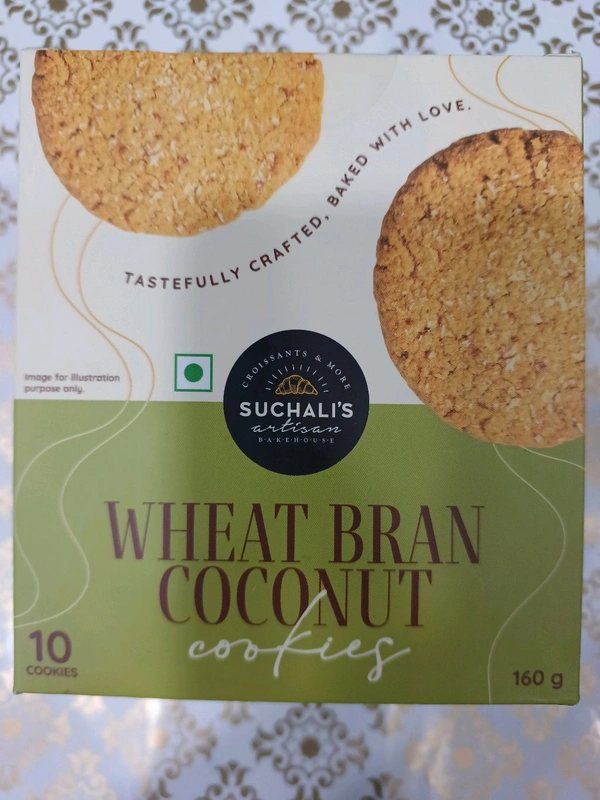 Suchali's  Wheat Bran Coconut Cookies  - 160 gm