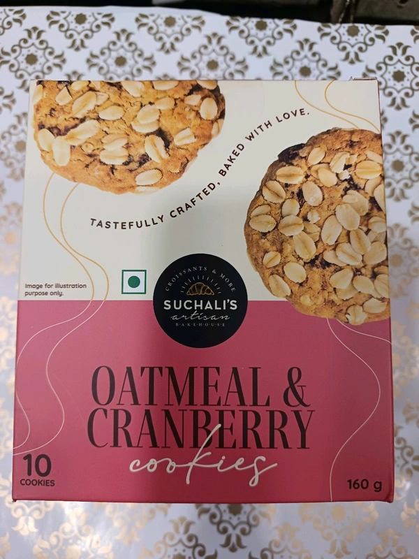 Suchalis  Oatmeal & Cranberry Cookies  - 160 Gm