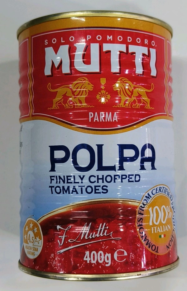 MUTTI Polpa FiNELY CHOPPED TOMATO  - 400 Gm