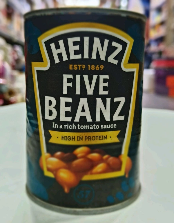 HWINZ  FIVE BEANZ IN A RICH TOMATO SAUCE  - 415 g