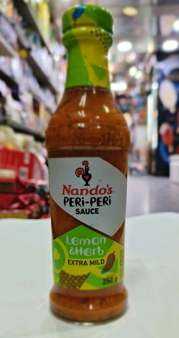 NANDO'S PERI-PERI SAUCE LEMON & HERB EXTRA MILD  - 250g