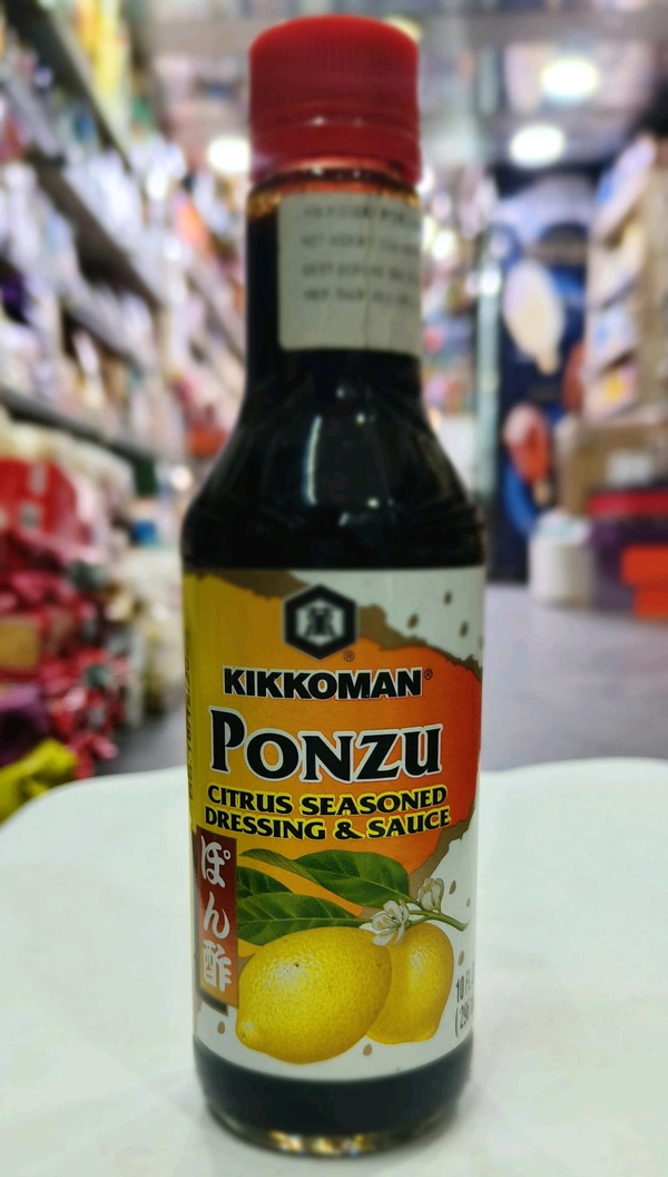 KIKKOMAN PONZU CITRUS SEASONED DRESSING & SAUCE  - 296ml