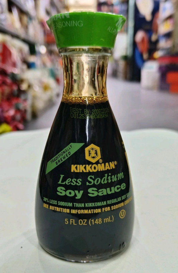 KIKKOMAN LESS SODIUM SOY SAUCE  - 150ml