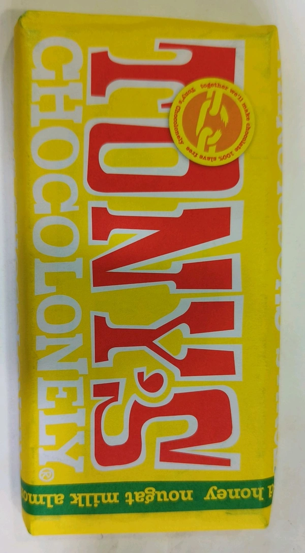 TONNY CHOCOLONELY HONEY NOUGAT MILK ALMOND  - 180ge