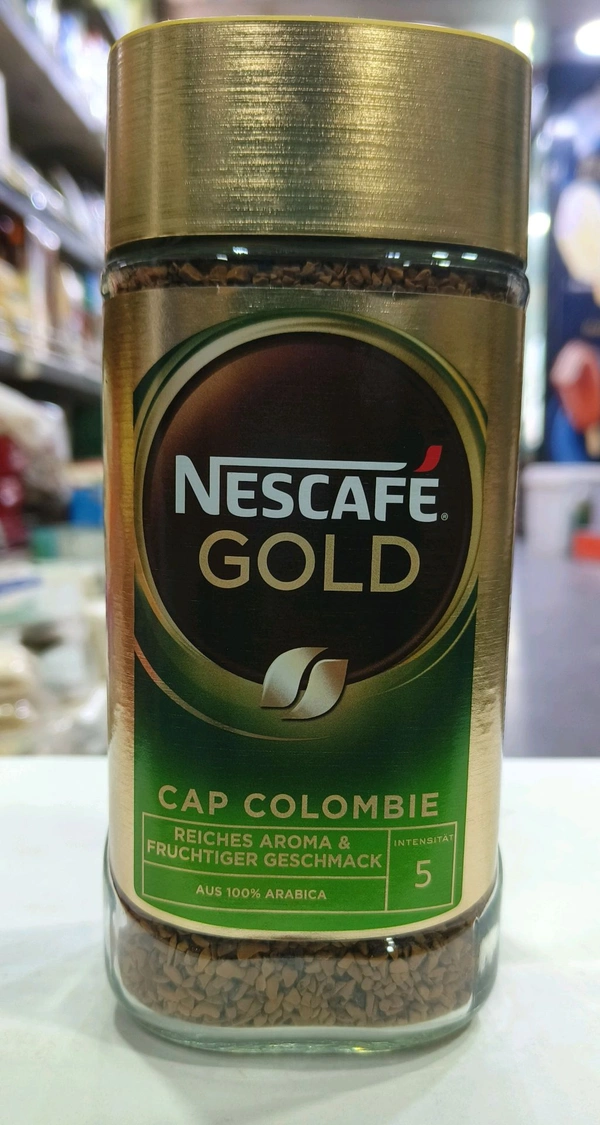 NESCAFE GOLD  CAP COLOMBIE REICHES AROMA & FRUCHTIGER GESCHMACK INTEREST 5 - 200ge