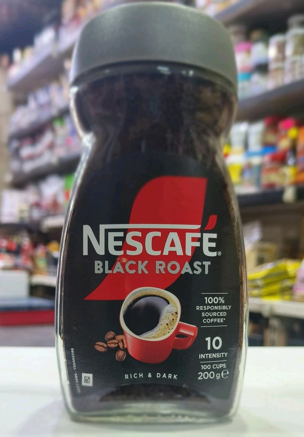 NESCAFE  BLACK ROAST  - 200ge